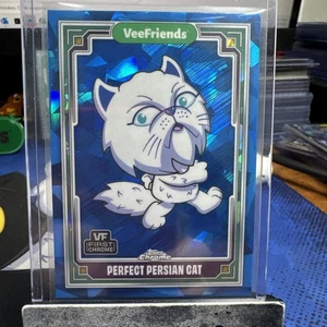 Perfect Persian Cat Sapphire Edition VeeFriends Topps Chrome 2025 Mint Rare - Bild 1 von 6