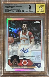 2023 Topps Chrome McDonald's All American Stephon Castle #CA-SC Auto ROTY - Picture 1 of 2