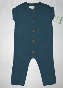 Baby girl clothes, 9 months, Carter's Little Planet Organic coveralls/ *SALE* - Picture 1 of 4