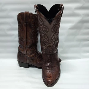 Vintage Dan Post Western Straußenstiefel 10D - Bild 1 von 23