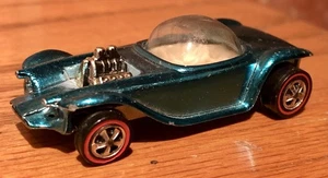 1968 Vintage Hot Wheels Redline Beatnik Bandit Aqua Green Dome White Interior - Picture 1 of 6