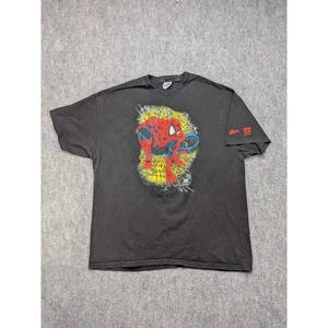 Vintage Marvel Comics Spiderman T-Shirt 2001 2XL Stan Lee Todd McFarlane Y2K - Picture 1 of 9