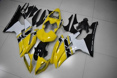 Pernos + Carenado amarillo blanco apto para Yamaha YZF R6 2013 2014 2015 2016 Foto 1 de 4