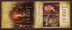 FOLLETO AUTOADHESIVO NUEVO ZELAND 2012 ""EL HOBBIT"" FINO USADO - Imagen 1 de 1