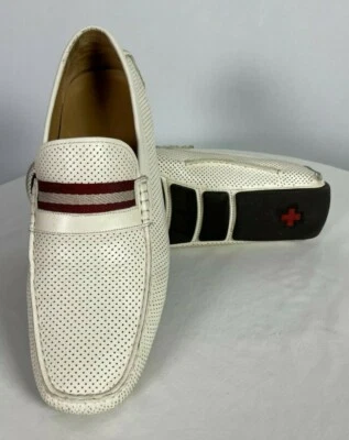 [GUCCI Shoes] Men's US10 - White - Driving Loafers / Moccasin - Grip Sole - Image 1 of 4
