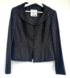 MOSCHINO Cheap and Chic Vintage Luxury Tailored Jacket Made in Italy IT 44/ UK - Picture 1 of 5