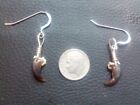 Small Fox Claw Earrings With Sterling Silver French Hooks