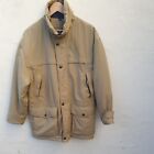 Baracuta Mens Beige Long Sleeved Collared Padded Coat Size Small - Winter Jacket