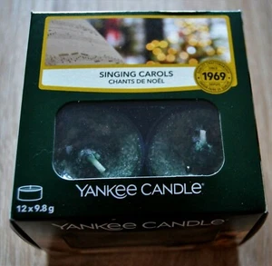 Yankee Candle  TEELICHTER SINGING CAROLS,  12 x 9,8g, Neu - Picture 1 of 1