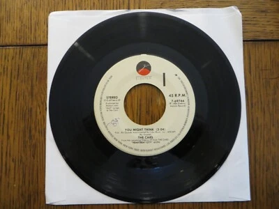The Cars – You Might Think / Heartbeat City - 1984 - Elektra 7-69744 7" Single - Image 1 of 2