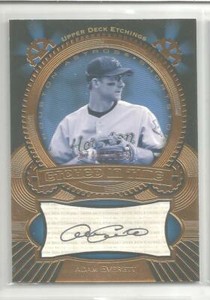 Adam Everett 2004 Upper Deck Etched in Time Autograph #749/1325 Astros