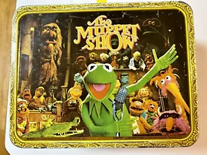 Lunch Box - Vintage 1979 - Metallo/Latta - THE MUPPET SHOW NO THERMOS - RARO - Foto 1 di 9