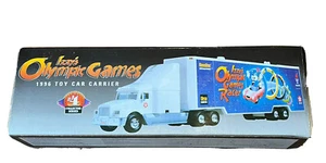 Texaco Izzy's 1996 Olympic Games Toy Car Carrier #4 Collector Series Truck - Picture 1 of 3