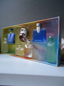 BVLGARI THE CONTEMPORARY COLLECTION Vintage 2003 7x Miniature Gift Set Near Mint