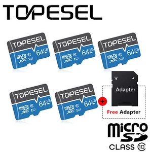 LOT 64GB Micro SD Card SDXC Class 10 UHS-I Memory Card TF Card - Picture 1 of 8