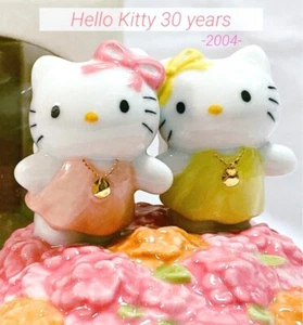 Sanrio Kitty Mimmy 30th Anniversary Pottery 2004 Vivitix Heisei Retro kawaii - Picture 1 of 9