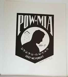 Pow - Mia - Lest We Forget Limited Edition Art Print 1994