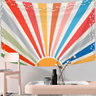 ?Rainbow Sunrise Sunset Vintage Sun Tapestry Boho Wall Hanging for Home sp[