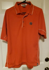 Herren Auburn University Antigua Polo orange Kragen gesticktes Logo Gr. M - Bild 1 von 7