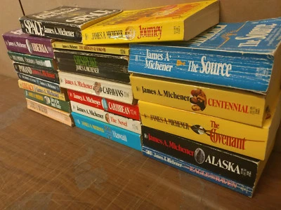 Lot of 10 JAMES A. MICHENER Books Vintage Paperback Softcover *RANDOM* MIX Set - Image 1 of 4