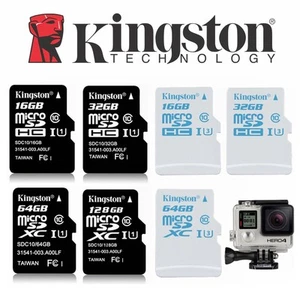 Micro SD Card 32GB 64GB 128GB 16GB Kingston Canvas Select Plus Memory Card 100Mb - Picture 1 of 11