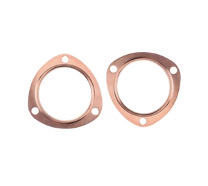 3" Copper Header Exhaust Collector Gaskets Reusable SBC BBC 302 350 454 383 🇺🇸 - Bild 1 von 4