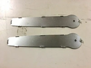 HARLEY 1947-1950 Panhead Knucklehead style GAS TANK EMBLEM bracket MOUNTS Ball - Picture 1 of 3