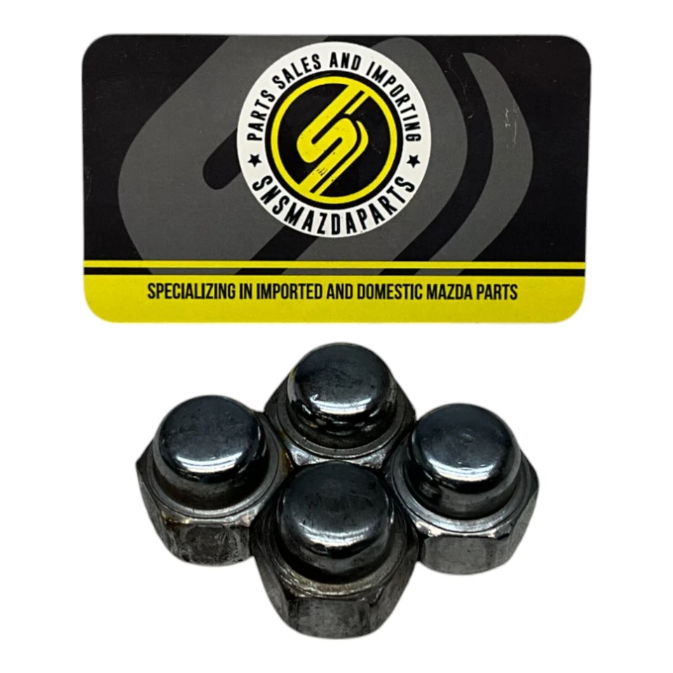 90-24 Mazda Miata MX5 MX-5 OEM Tuerca Buje Cromo Cantidad 4 Cuatro Total B002-37-160 Foto 1 de 1