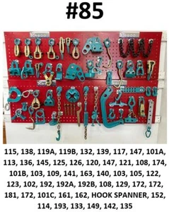 SET#85 HEAVY DUTY AUTO BODY FRAME MACHINE 50 PIECES PULLING TOOLS AND CLAMPS - Picture 1 of 12