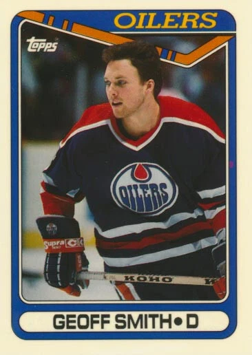 1990-91 Topps Tiffany #33 GEOFF SMITH - Edmonton Oilers - Bild 1 von 1