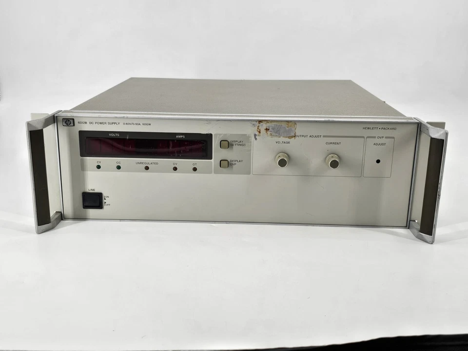 Fuente de alimentación de CC variable HP 6012B 0-60V 0-50A 1000W probada y funcionando Foto 1 de 4