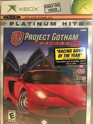Project Gotham Racing 2 (Platinum Hits Xbox 2004) Original FactorySealed - Image 1 of 2