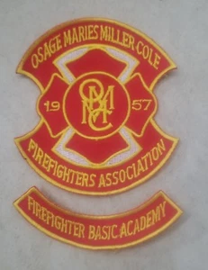 PATCH OSAGE MARIES MILLER COLE FIREFIGHTERS ASSOCIATION FIRE - Picture 1 of 1