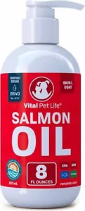 Salmon oil for dogs & cats - healthy skin & Coat,Fish oil, omega 3 EPA DHA,... - Picture 1 of 7