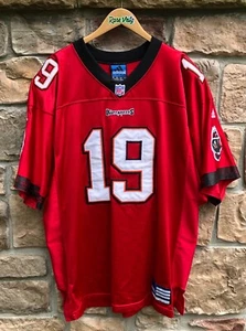 2000 Keyshawn Johnson Tampa Bay Buccaneers Authentic Adidas NFL Jersey SZ 52 XXL - Picture 1 of 9