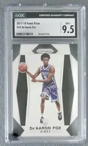 2017-18 Panini Prizm Basketball De'aaron Fox #24 CGC 9.5 Sacramento Kings - Picture 1 of 2