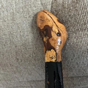 Bastone da passeggio Shillelagh Blackthorn irlandese vintage 36 pollici punta rame - Foto 1 di 23