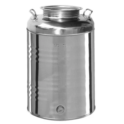 Fusto contenitore per olio in acciaio inox Olivari LT 50 - Immagine 1 di 4