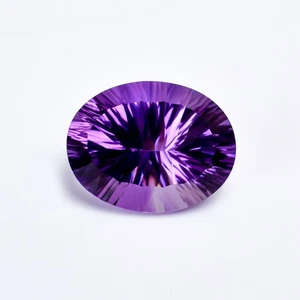 29.00 Cts. Natural Excellent Amethyst Cut Oval  23X18X13 MM Cut Stone Gemstone - Picture 1 of 3
