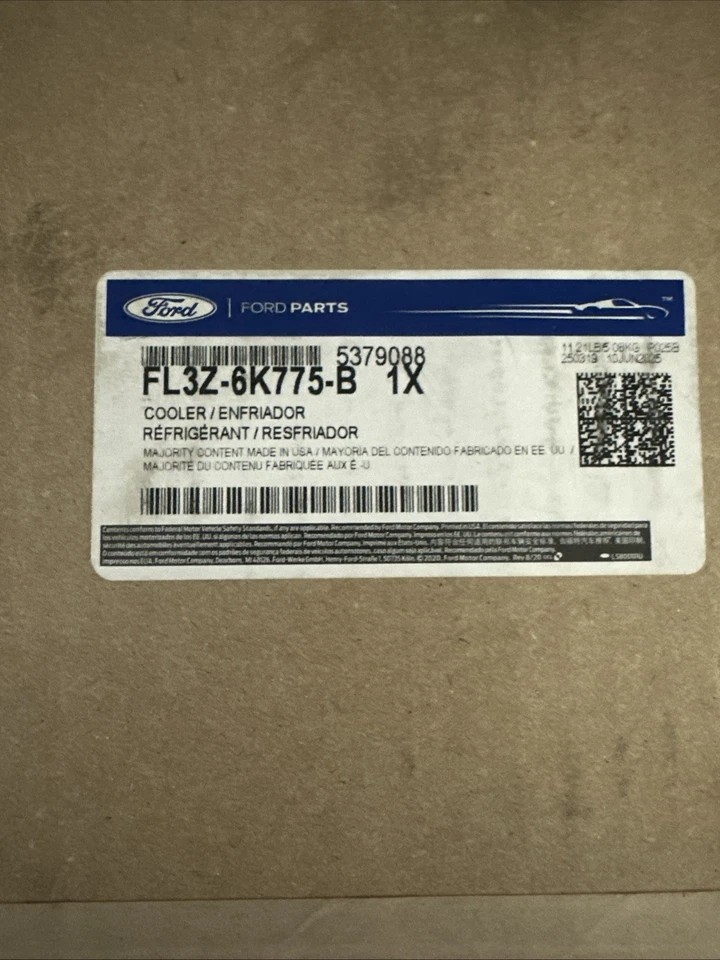 NEW GENUINE FORD OEM 2018-2023 FORD EXPEDITION Intercooler FL3Z6K775B 18-23 - Image 1 of 3