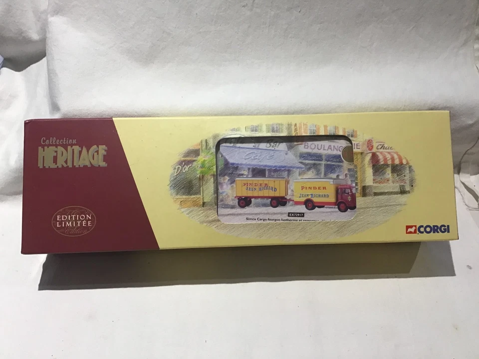 CORGI 1:50 SIMCA ГРУЗОВОЙ FOURGON ISOTHERME ШЛАК JEAN RICHARD В КОРОБКЕ EX72917 - Изображение 1 из 4