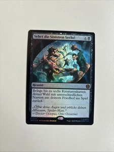 Sehet Die Sinistren Sechs Magic The Gathering Foil M0051 SPM Mystic Rare  - Bild 1 von 3