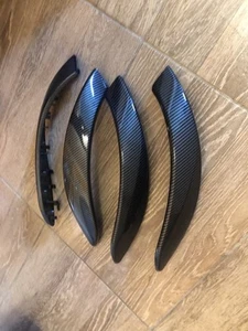 3er F30 F31 Zierleisten Türgriffsatz BMW 276487 carbon - Picture 1 of 4