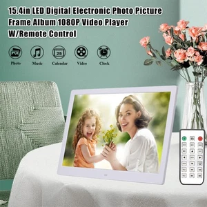 LED Digital Electronic Photo Picture Frame Album 1080P Video Player US Plug - Picture 1 of 12