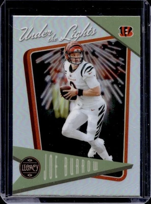 2022 Panini Legacy Joe Burrow Under the Lights Mini Silver #UL-28 Bengals - Image 1 of 2