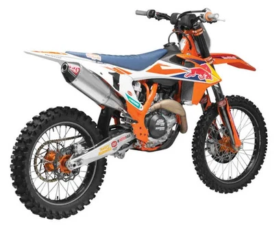 Tubo de escape Yosh RS-4 Signature Slip On AL KTM 450 SXF de fábrica 19-22 Foto 1 de 4