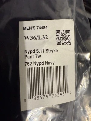 511 Tactical Men’s NYPD Stryke Duty Pant 36X32 NWT!  - Image 1 of 2