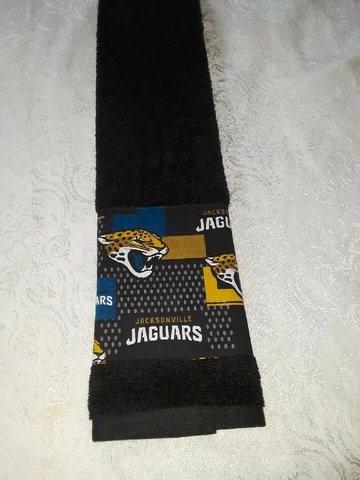 Jacksonville Jaguar Hand Towel. Handmade Great for Bars, bathrooms and golf bags Cover