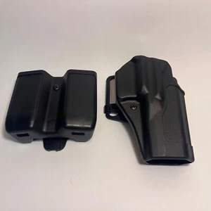BLACKHAWK COMBO HOLSTER / MAGAZINE for GLOCK 17/22-19/23 Kydex Black Color - Picture 1 of 13