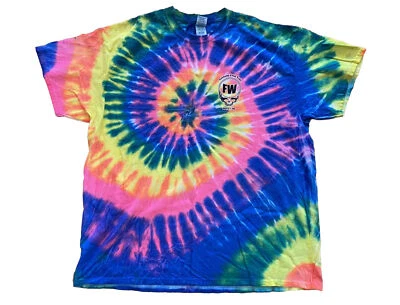 Grateful Dead - Grateful Fred VTG Tie-Dye 2017-18 T-Shirt Tour Boulder L / XL - Image 1 of 4